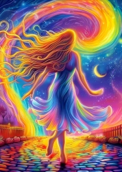 Puzzel Kleurrijke Reis 1000 stukjes