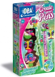creatieve set voor het maken van pennen wonderful butterflies