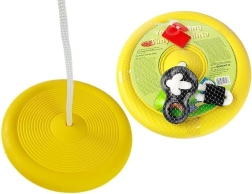 Ronde tuinschommel voor kinderen geel