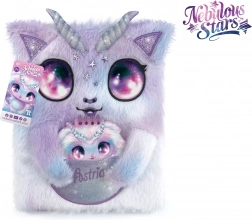 pluizig dagboek NEBULOUS STARS Astria A5 met slot