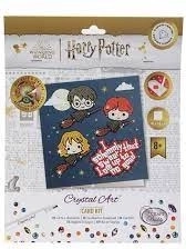 Crystal Art ansichtkaart Harry Potter Flying High 18 × 18 cm