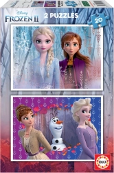 EDUCA Frozen II Puzzle, 2×20 pieces