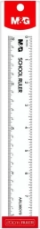 Règle en plastique transparente M&G 20 cm
