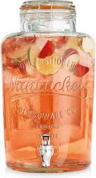 Glazen drankdispenser met kraan 6,7 l