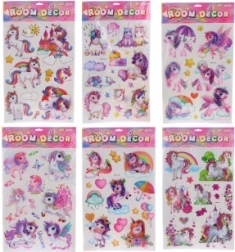Zelfklevende wanddecoratie met eenhoornmotief