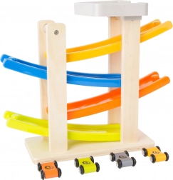 Klip klap baan met 4 autootjes