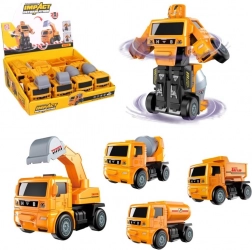 Robotische bouwauto met vliegwiel