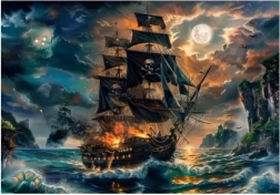 Clementoni puzzel Piraten van de Vervloekte Zeeën