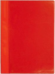 Snelle binder A4 van PVC met voorvak – rood