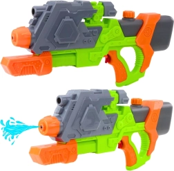 Pistolet à eau à pompe mécanique 50 cm – vert‑orange