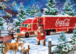 Puzzel Kersttruck Coca Cola 1000 Stukken