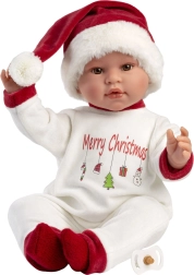 Llorens New Born realistische pratende babypop 45 cm met zacht lichaam