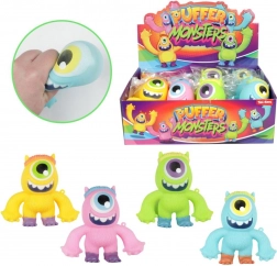 Rubber anti-stress monster 11 cm – squishy toy, mixed colors