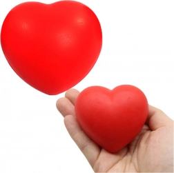 Antistressbal in hartvorm – rood