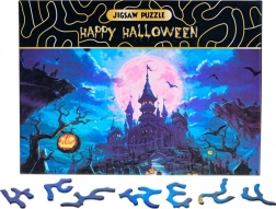 Puzzel Happy Halloween – spookslot 468 stukjes