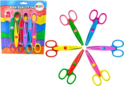 Creatieve scharen Kleurrijke decoratieve patronen voor scrapbooking 6 st.