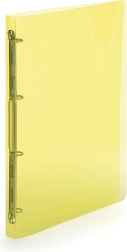 Yellow A4 Binder with 4-ring Mechanism