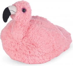 Cozy Noxxiez Flamingo – warming plush foot slipper