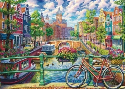 Puzzle Magic of the Amsterdam Canal 1000 pieces SCHMIDT