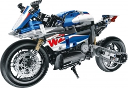 Kit de construction moto bleue