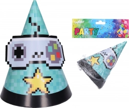 Partyhoedjes GAME 15 cm (6 stuks)