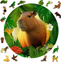 Houten puzzel capibara 250 stukjes WOODEN CITY