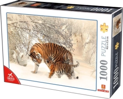 Puzzle tigre avec son petit 1000 pièces