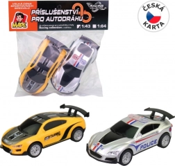 reserveautootjes voor racebaan 1:43 – 2 stuks