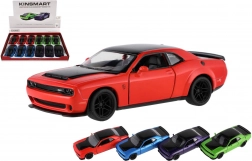 Metal car model Kinsmart Dodge Challenger SRT Demon 170 (2023) 13 cm with pull-back