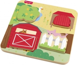 Fisher-Price houten verstopspel met dieren