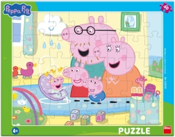 Dino puzzel Peppa Big – Broers en zussen, 40 stukjes