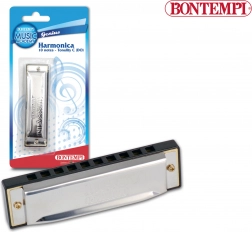 Metalen mondharmonica 10 x 2 x 3 cm