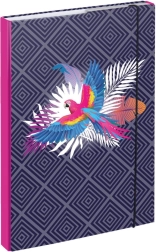 Mappen voor schoolschriften A4 Papegaai