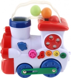 Petit train musical pour tout-petits avec lumières et sons