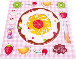 BINO houten inlegpuzzel taart