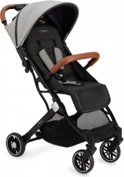 Sportieve kinderwagen MoMi Estelle – grijs, licht en compact