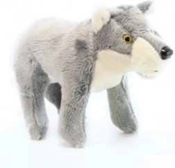 Pluchen staande wolf 20 cm