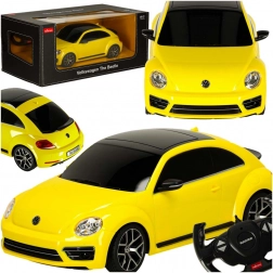 modèle de course Volkswagen Beetle télécommandé - jaune