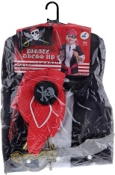 Kinder-piratenkostuum met sabel en accessoires