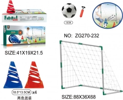 Ensemble de football pour enfants avec cage, ballon et pompe