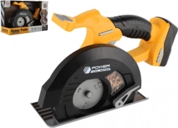 Speelgoed-cirkelzaag op batterijen met geluidseffecten