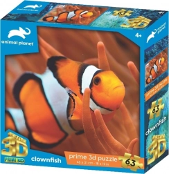 3D-puzzel clownvis 63 stukjes