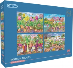 Puzzle Gibsons Racines et pousses 4×500 pièces