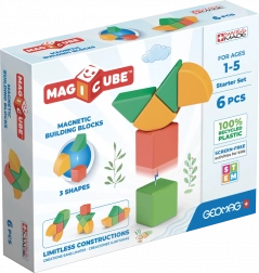 Geomag Magicube Shapes – magnetische bouwset voor de allerkleinsten, 6 onderdelen