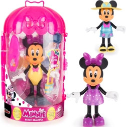 Disney Minnie Mouse beach mini doll with wardrobe and outfits