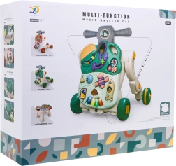 Interactief 5-in-1 kinderspeelgoed – loopwagen, loopfiets, step, activiteiten­tafel en sensorisch paneel (18+ maanden)