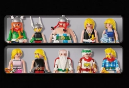 playmobil astérix : ensemble de figurines 10 pcs