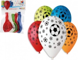 Opblaasbare voetbalballonnen 30 cm, 5 stuks
