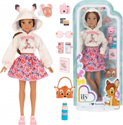 Disney ILY 4Ever modieuze pop met Bambi-thema en accessoireset 30 cm