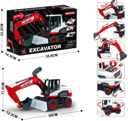 Jouet – pelleteuse avec godet mobile, lumière et son